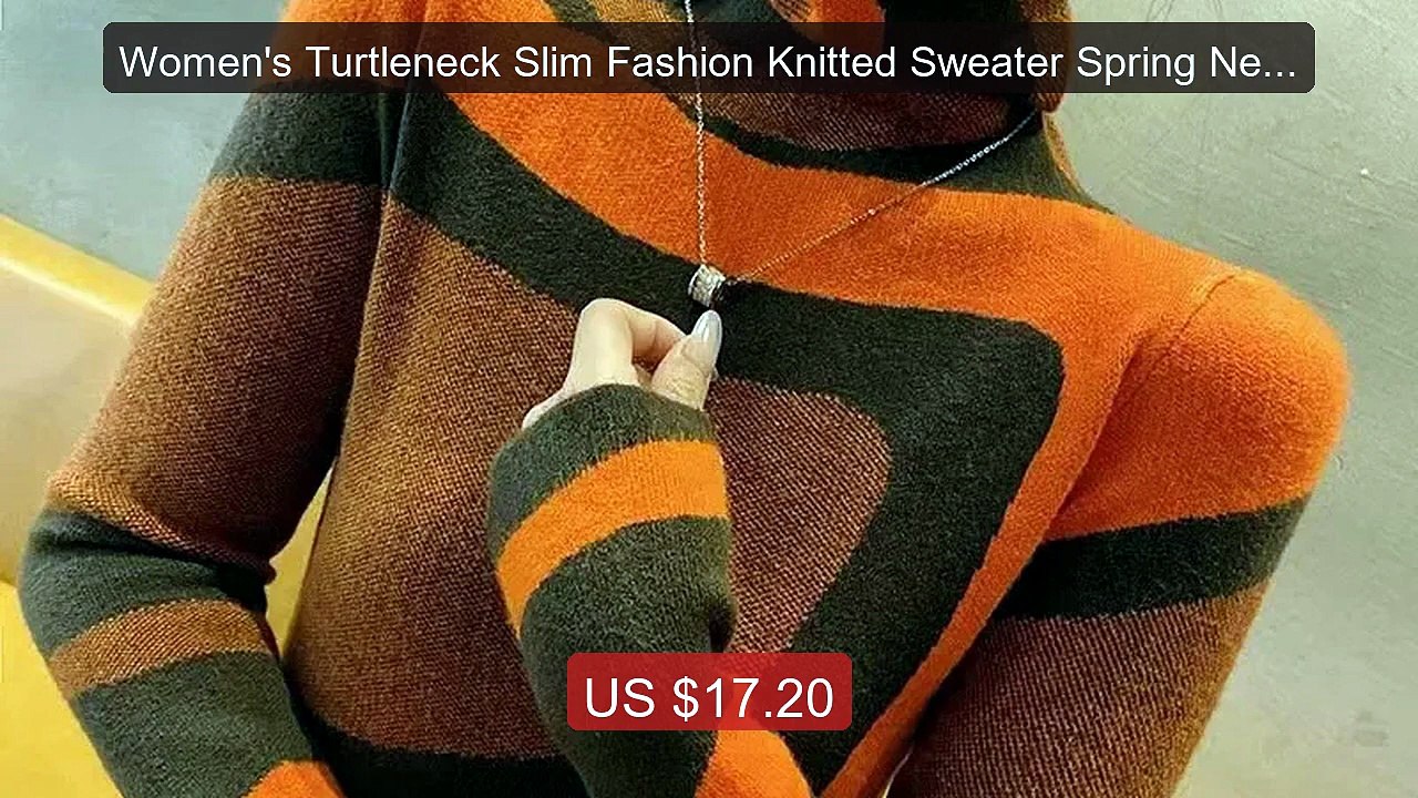 Women's Turtleneck Slim Fashion Knitted Sweater Spring New All-matc... -- Top Rated 2026 | Buy Now!