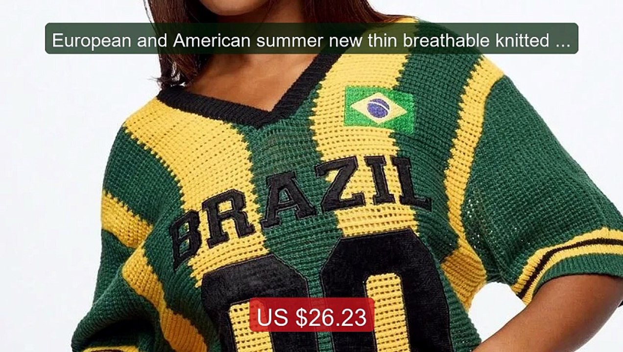 European and American summer new thin breathable knitted sweat... -- Hot Deal 2026 | Limited Offer!