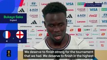 Saka celebrates 'incredible' hat-trick as England finish third