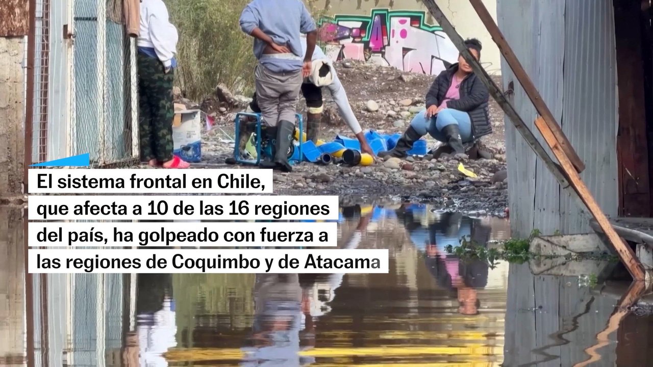 El sistema frontal en Chile deja al menos cuatro muertos