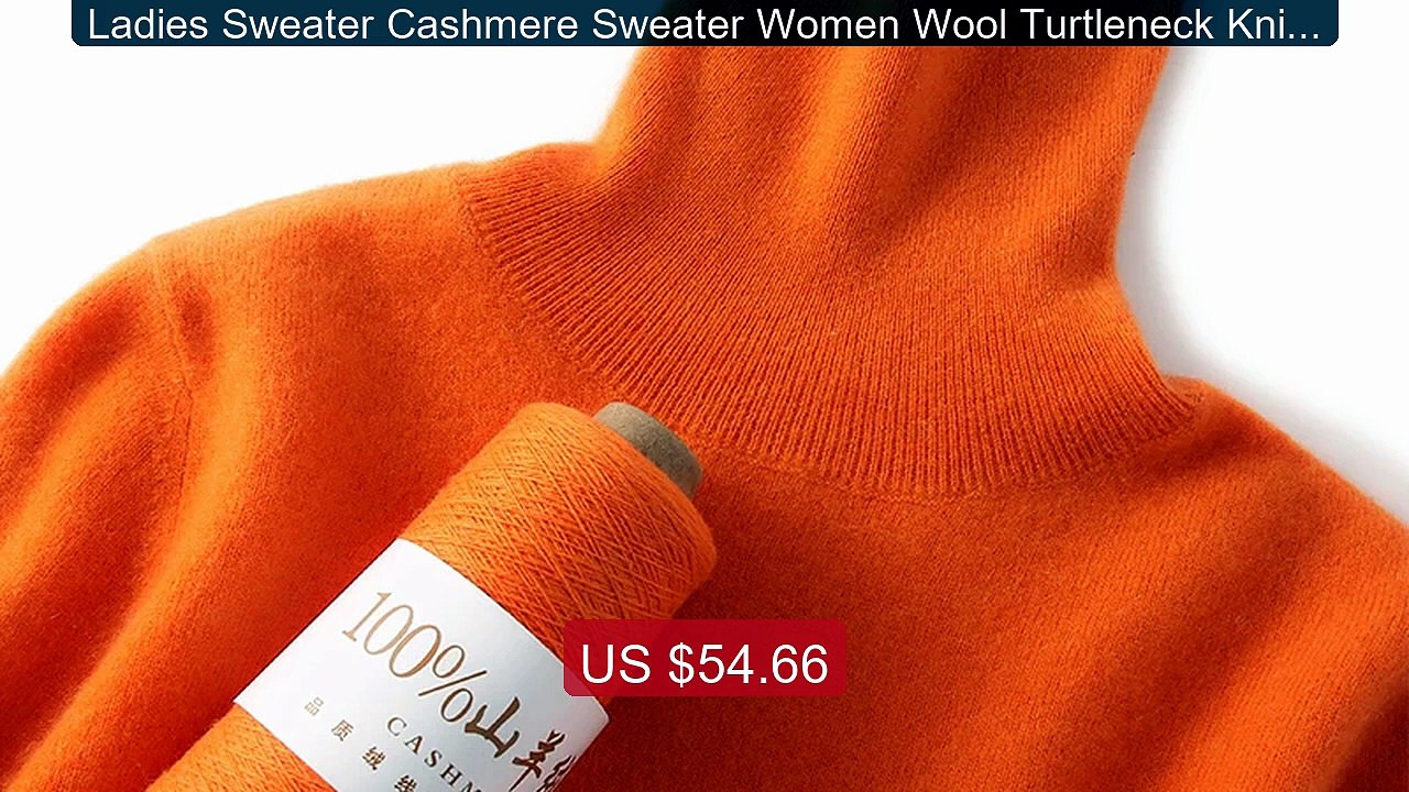 Ladies Sweater Cashmere Sweater Women Wool Turtleneck Knitwear... -- Best Buy 2026 | Great Quality!