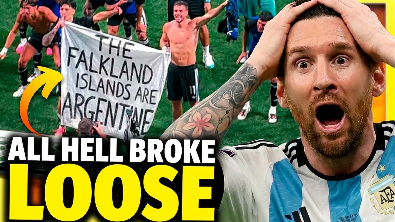"The Falklands Belong to Argentina": England Demands Argentine Players Be Banned 😱