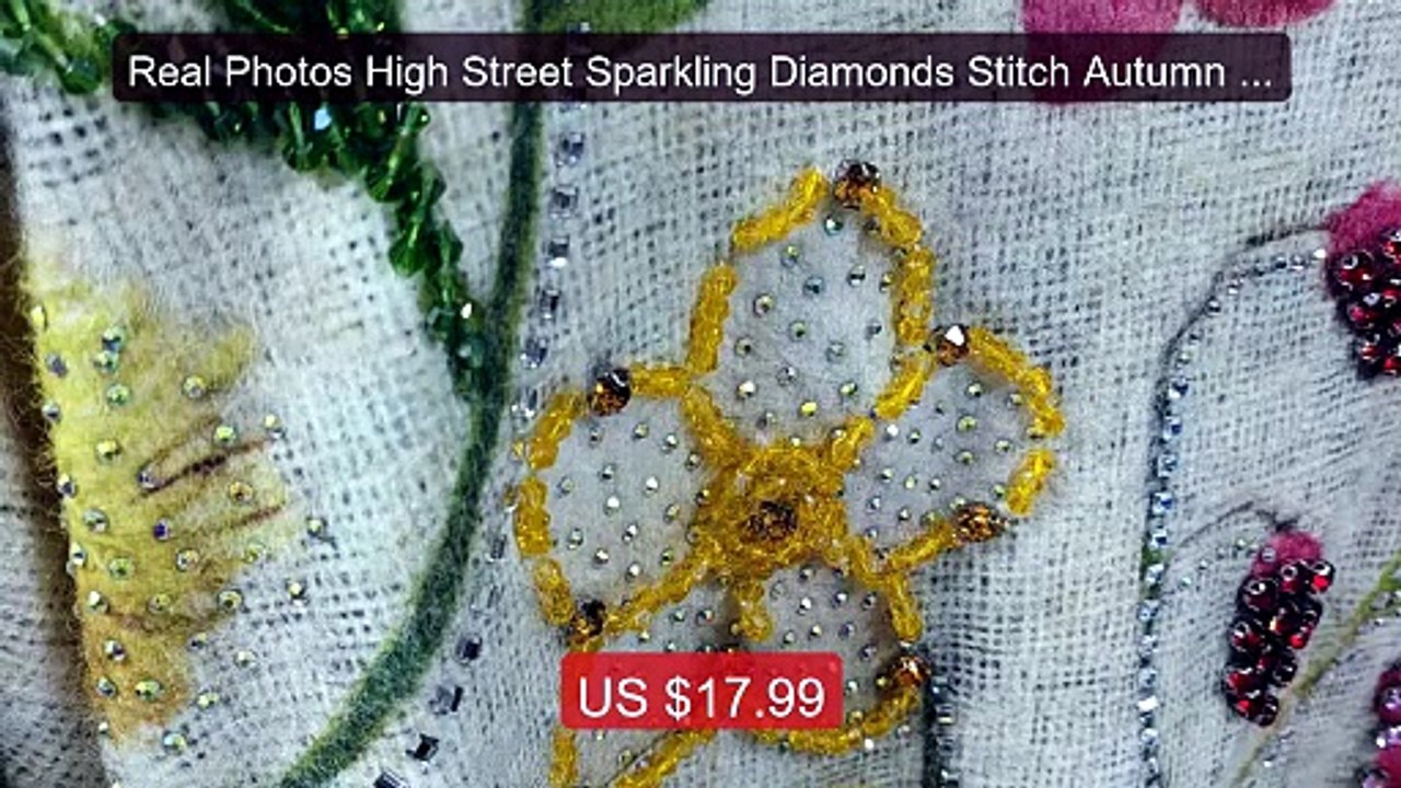 Real Photos High Street Sparkling Diamonds Stitch Autumn Wint... -- Amazing Value 2026 | Must Have!