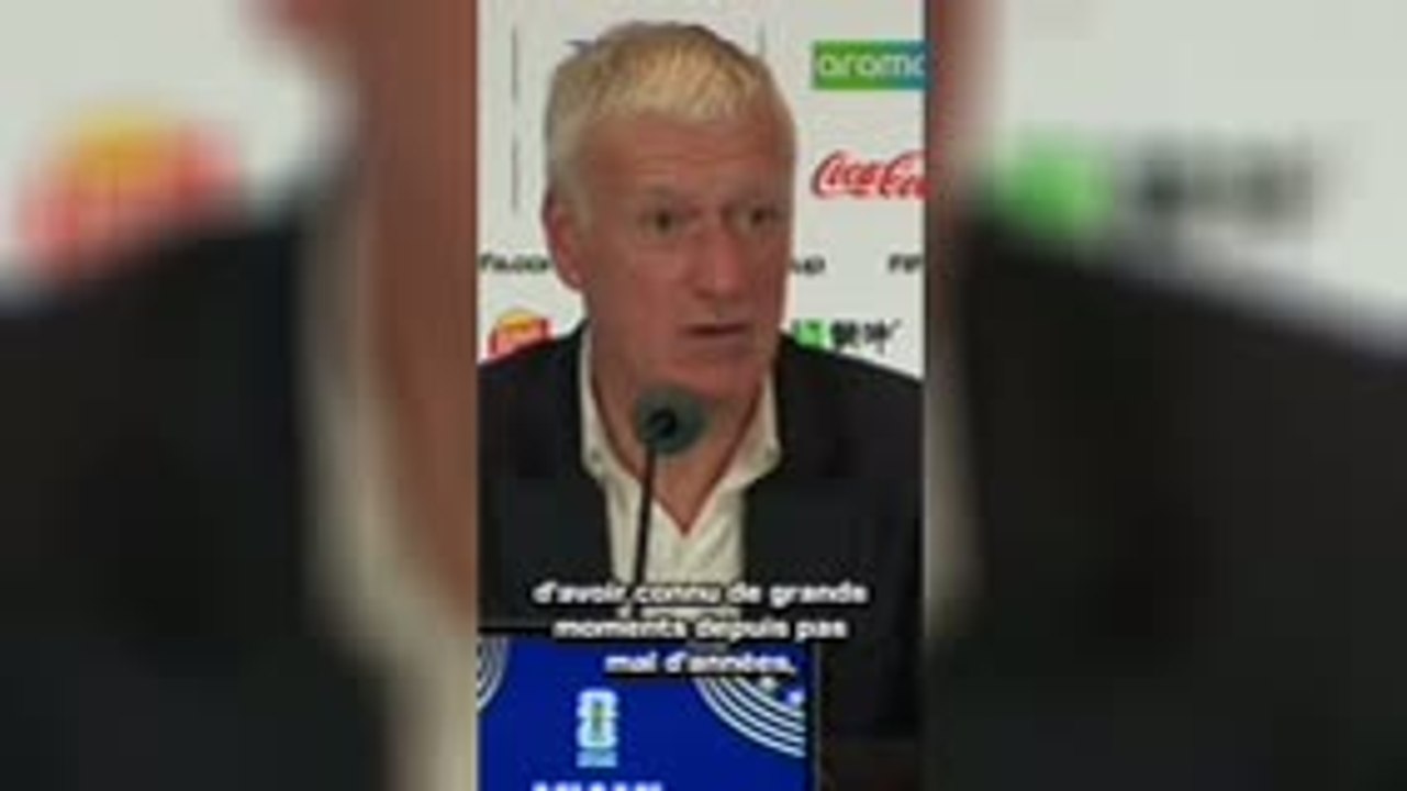Bleus - Les adieux de Deschamps : "L'impression d'avoir beaucoup donné"