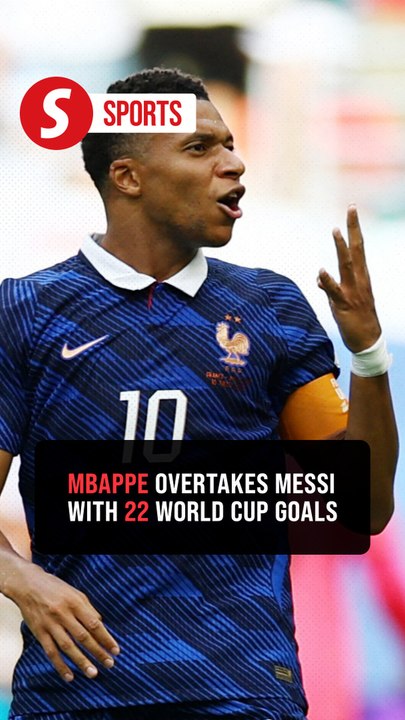 Mbappe becomes World Cup all-time top scorer