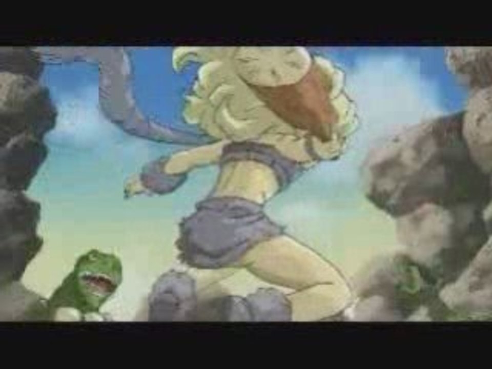 Chrono Trigger cinématique - Ayla sauve Crono