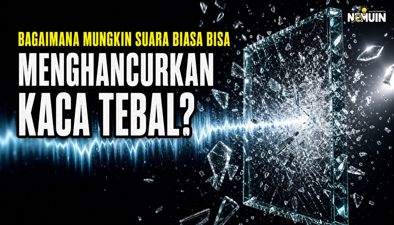 Cuma Pakai Suara, Bagaimana Caranya Membuat Kaca Tebal Jadi Hancur Berkeping?