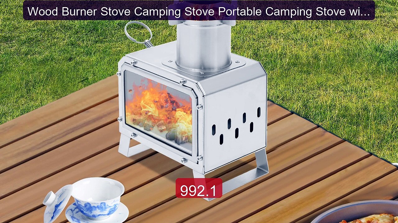 Wood Burner Stove Camping Stove Portable Camping Stove with Bag St... -- Best Deal 2026 | Shop Now!