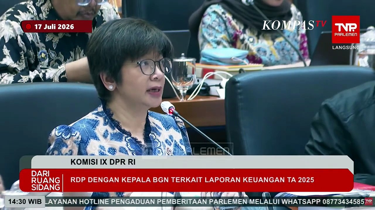 Anggota Komisi IX DPR Kritik BGN Raih Opini WTP dari BPK, Ini Jawaban Waka BGN