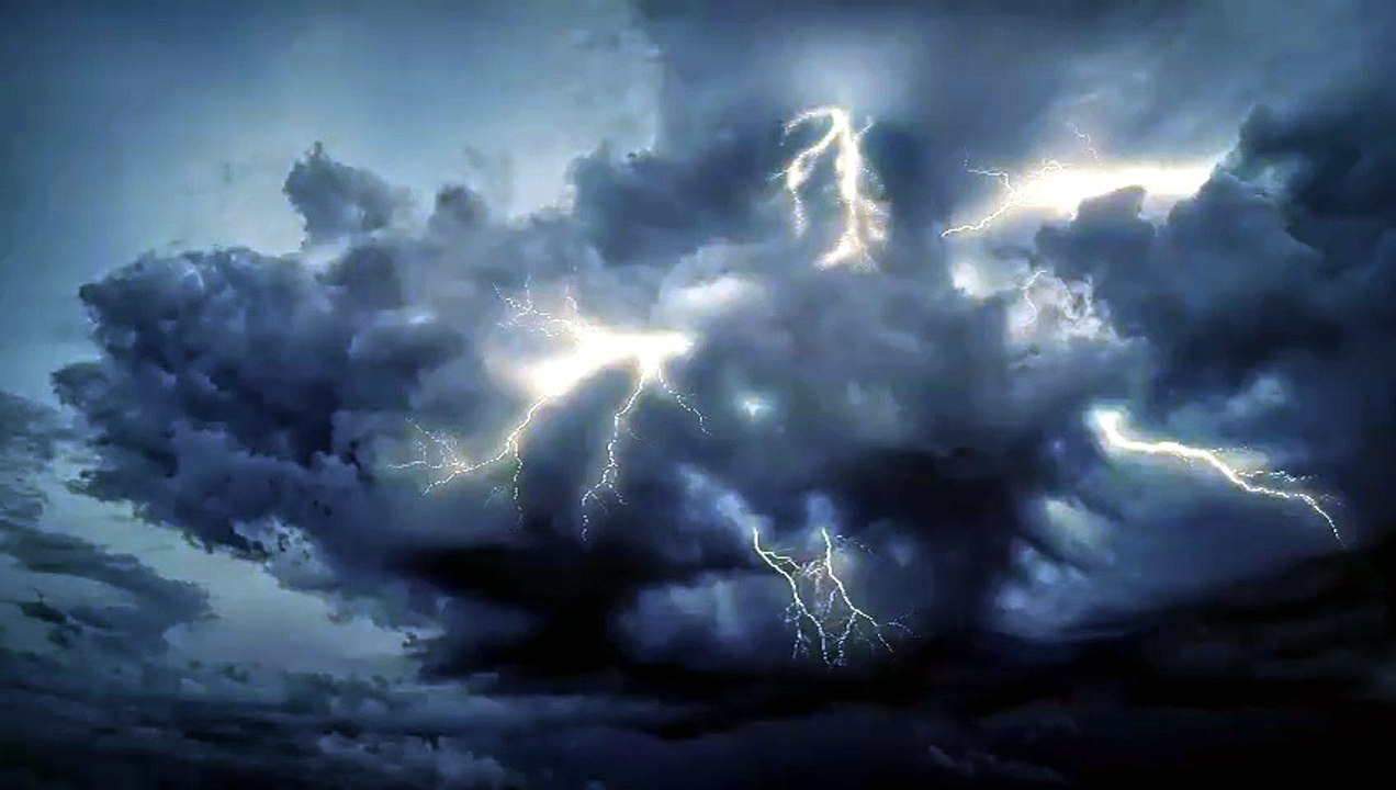 1 Hour of Light Rain and Epic Thunderstorm for Focus, Relax and Sleep ⛈️