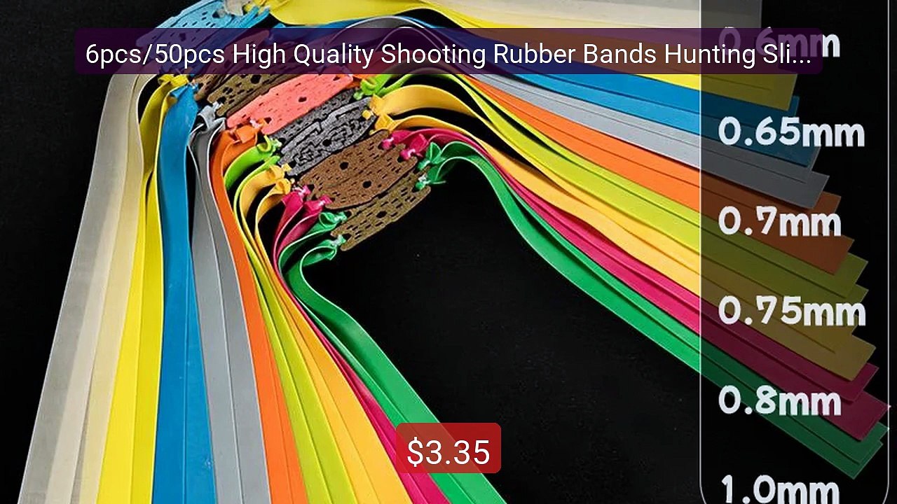 6pcs/50pcs High Quality Shooting Rubber Bands Hunting Slingsho... -- Hot Deal 2026 | Limited Offer!