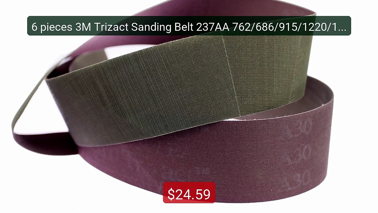 6 pieces 3M Trizact Sanding Belt 237AA 762/686/915/1220/1500/1... -- Best Buy 2026 | Great Quality!