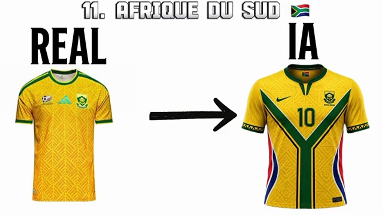 J’ai demandé à ChatGPT de refaire le maillot domicile des 48 pays de la CDM 2026