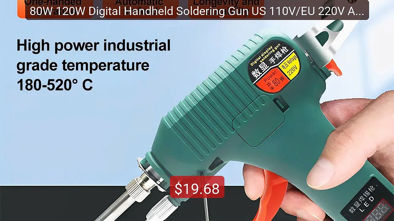 80W 120W Digital Handheld Soldering Gun US 110V/EU 220V Adjus... -- Amazing Value 2026 | Must Have!