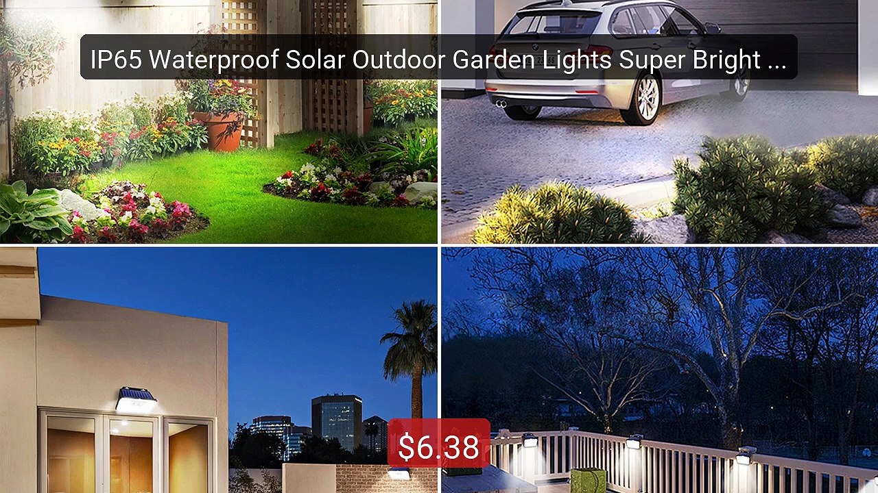 IP65 Waterproof Solar Outdoor Garden Lights Super Bright 148 L... -- Best Buy 2026 | Great Quality!