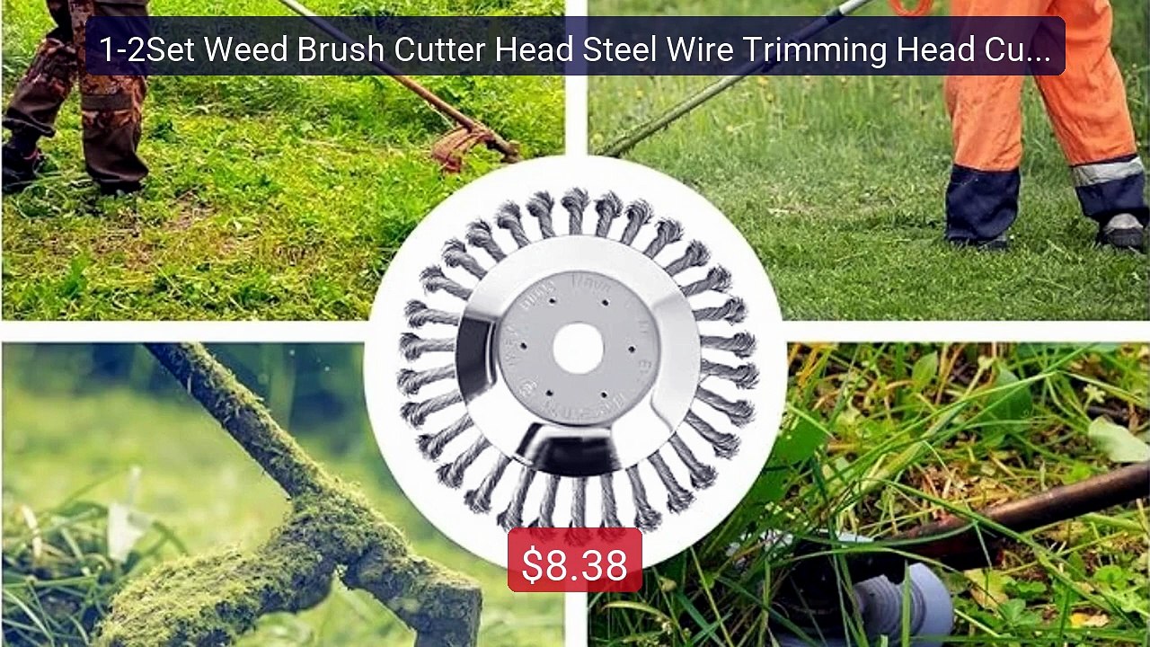 1-2Set Weed Brush Cutter Head Steel Wire Trimming Head Cutter with... -- Best Deal 2026 | Shop Now!