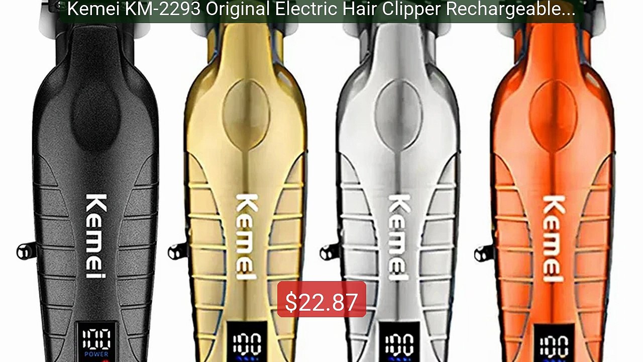 Kemei KM-2293 Original Electric Hair Clipper Rechargeable Hair... -- Hot Deal 2026 | Limited Offer!