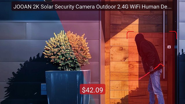 JOOAN 2K Solar Security Camera Outdoor 2.4G WiFi Human Detect... Amazing Value 2026 | Must Have!