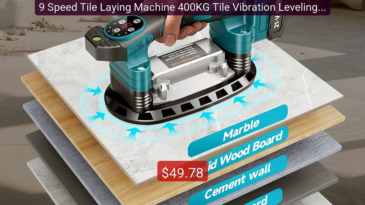 9 Speed Tile Laying Machine 400KG Tile Vibration Leveling Machine ... -- Best Deal 2026 | Shop Now!