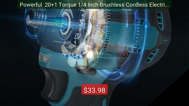 Powerful 20+1 Torque 1/4 Inch Brushless Cordless Electric ... Top Pick 2026 | Unbeatable Price!
