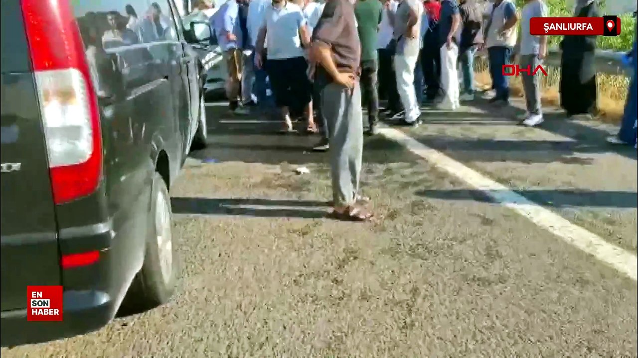 Şanlıurfa'da günübirlik gezi sonrası dönüş yolunda kaza meydana geldi