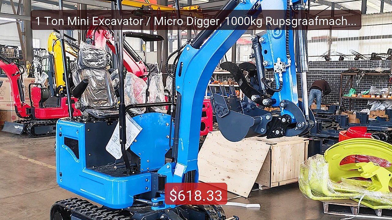 1 Ton Mini Excavator / Micro Digger, 1000kg Rupsgraafmachine M... -- Best Buy 2026 | Great Quality!