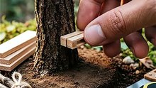 Miniature Treehouse Building
