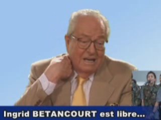 FN - Le Pen - JB 112 - Affaire betancourt - 04/07/2008 (1/2)