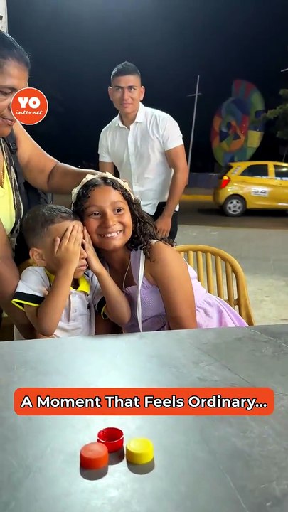 Young Girl Mistakenly Thinks She's Posing for a Photo