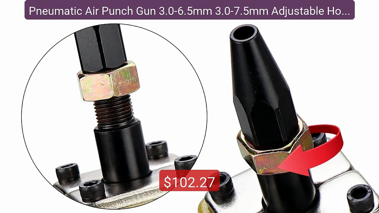 Pneumatic Air Punch Gun 3.0-6.5mm 3.0-7.5mm Adjustable Hole Punchin... -- Top Rated 2026 | Buy Now!