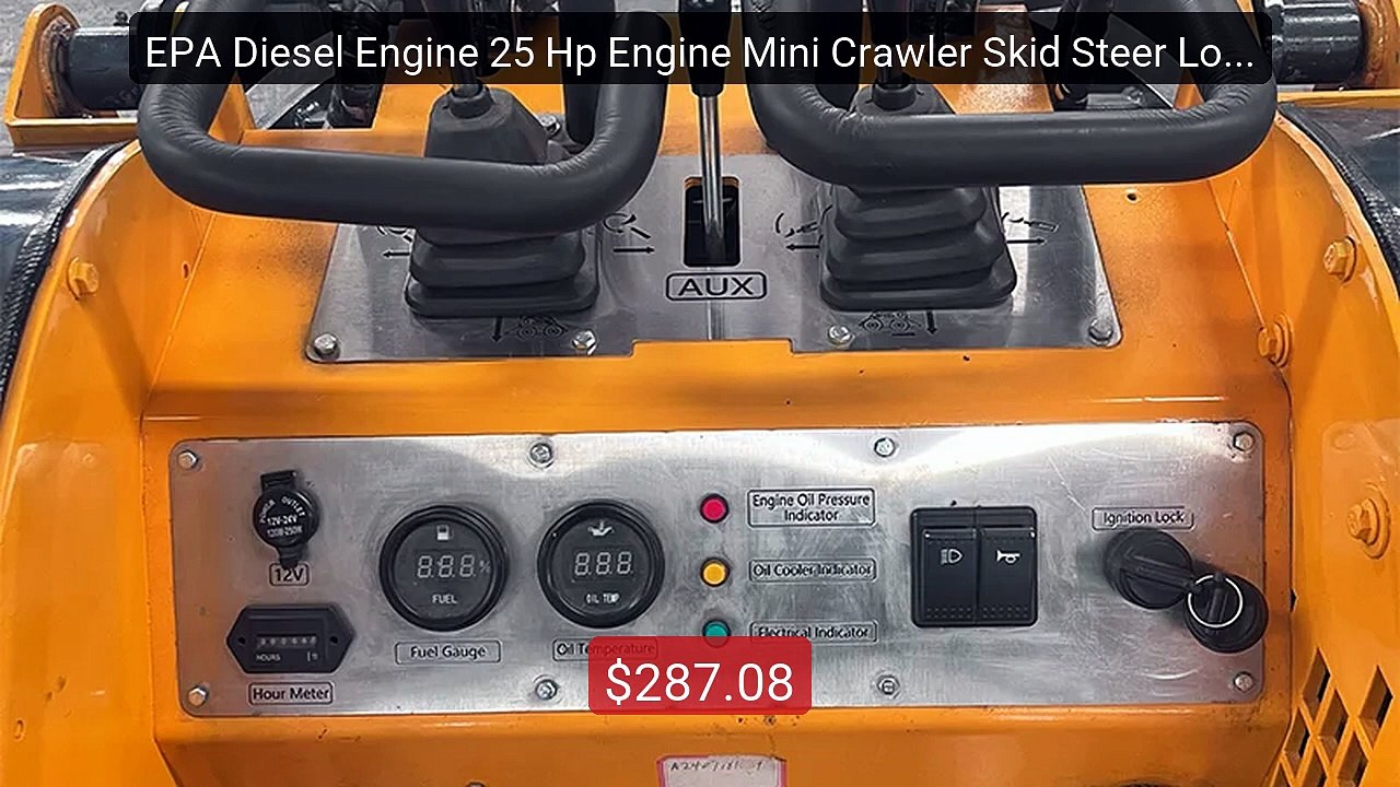 EPA Diesel Engine 25 Hp Engine Mini Crawler Skid Steer Loader ... -- Best Buy 2026 | Great Quality!