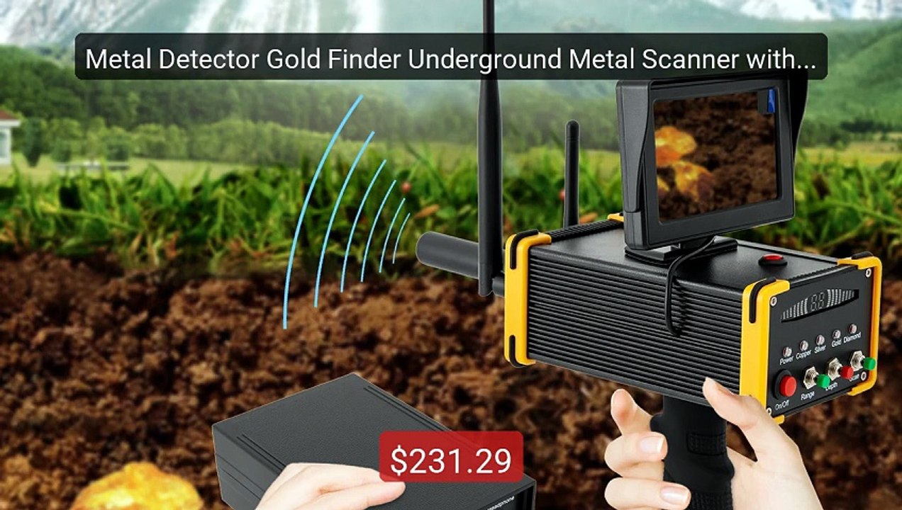 Metal Detector Gold Finder Underground Metal Sc...