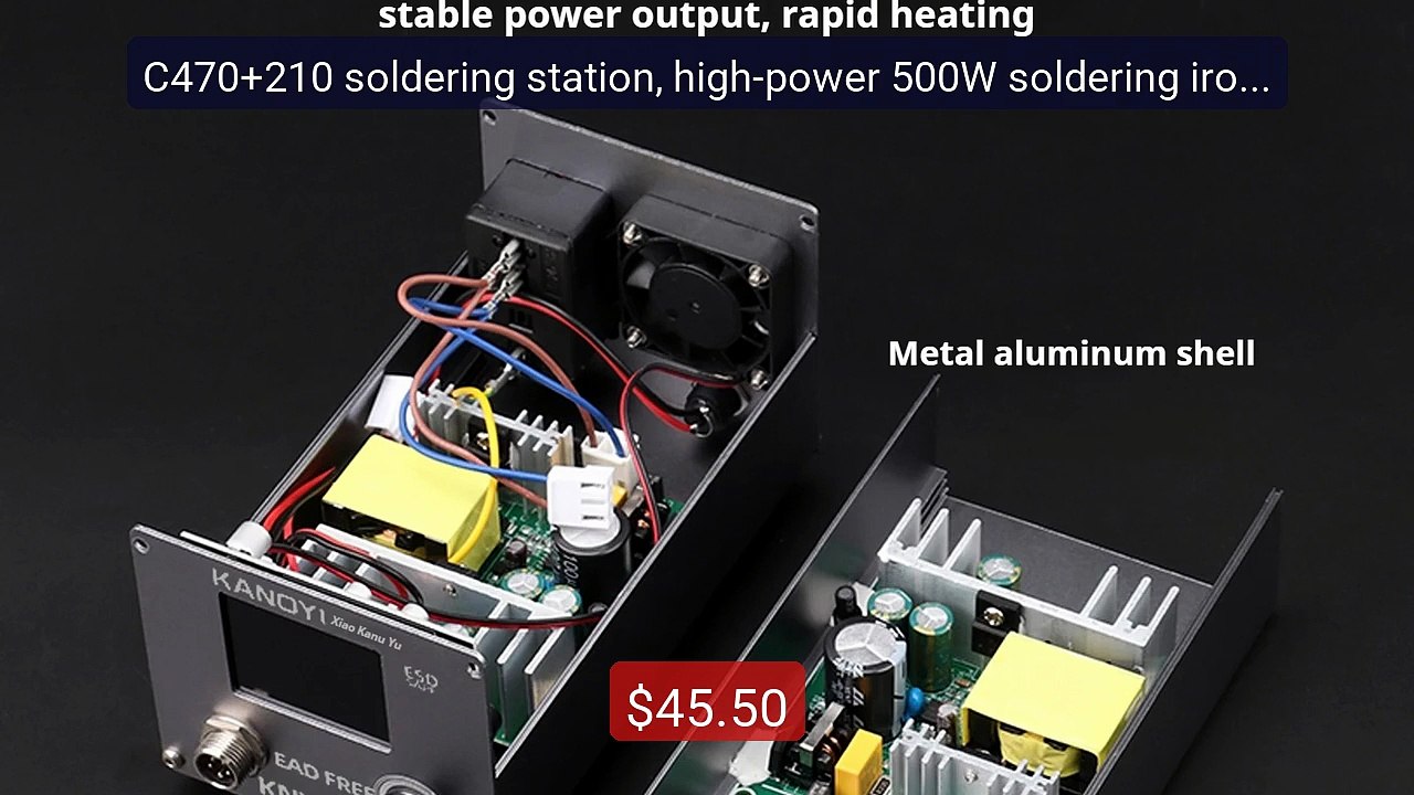 C470+210 soldering station, high-power 500W soldering iron, an... -- Hot Deal 2026 | Limited Offer!