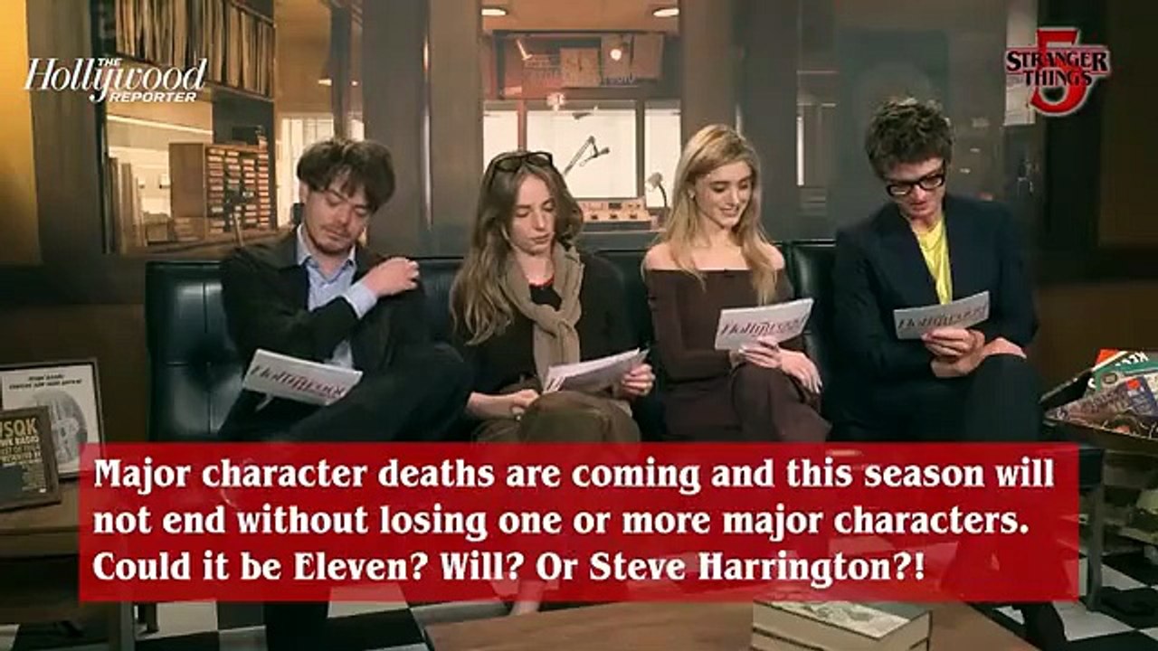 'Stranger Things' Cast React to Wild Season 5 Fan Theories: Eddie's Return, Will Clone, Steve's Fate | THR Video [Full Movie]