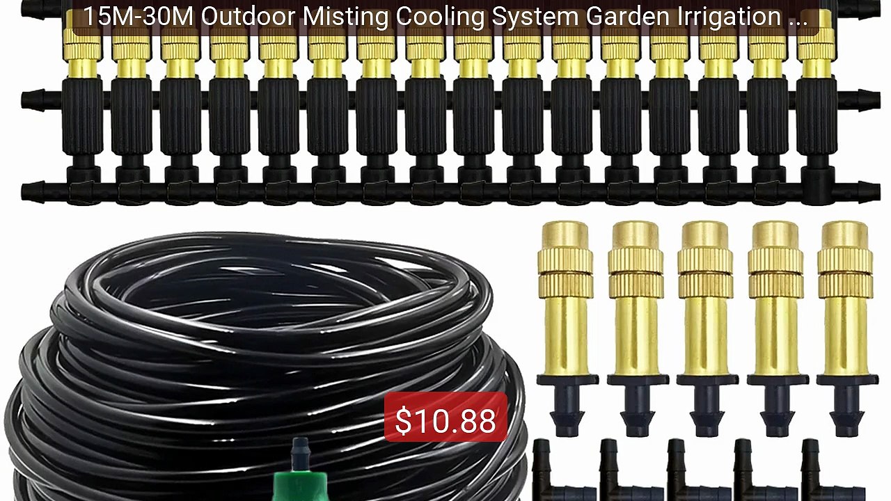 15M-30M Outdoor Misting Cooling System Garden Irrigation Water... -- Best Buy 2026 | Great Quality!