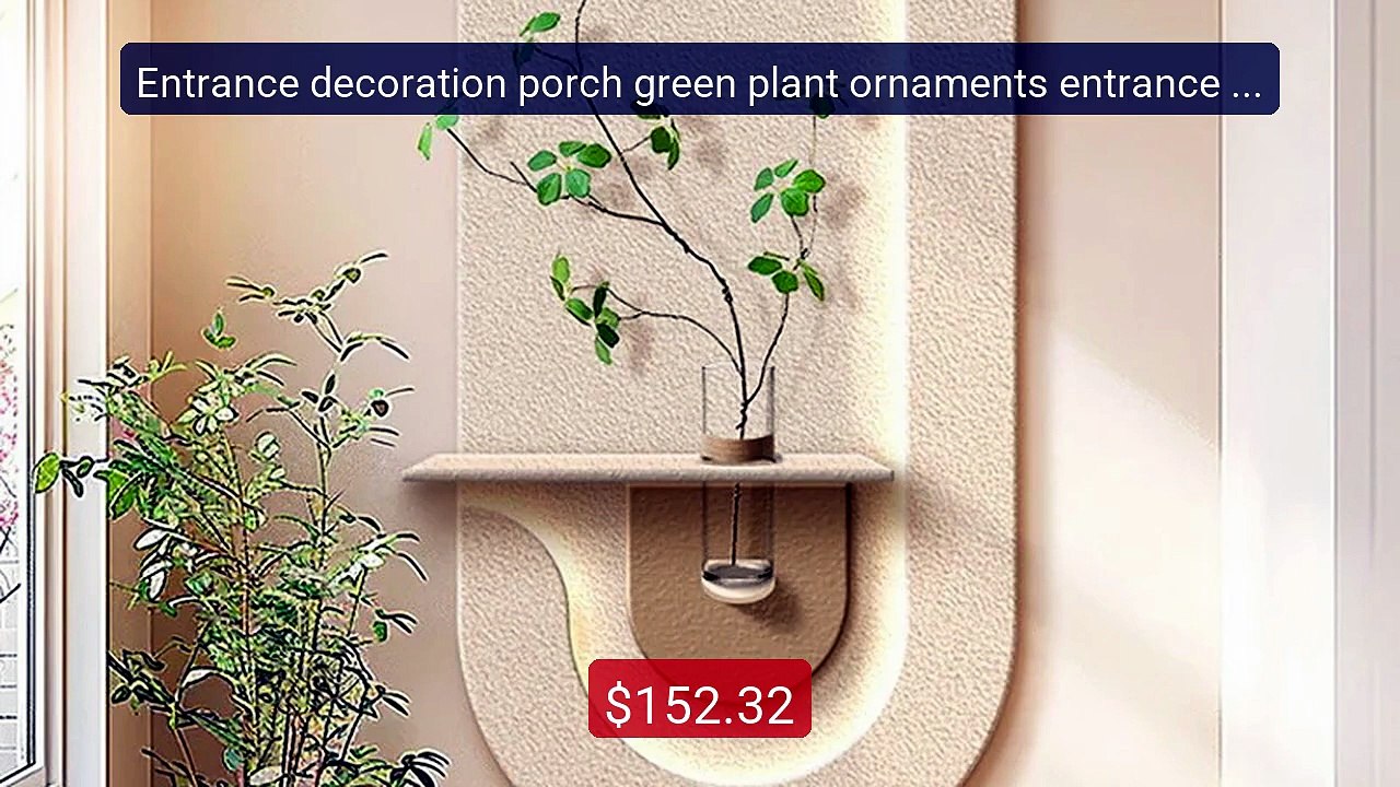 Entrance decoration porch green plant ornaments entrance corridor L... -- Top Rated 2026 | Buy Now!