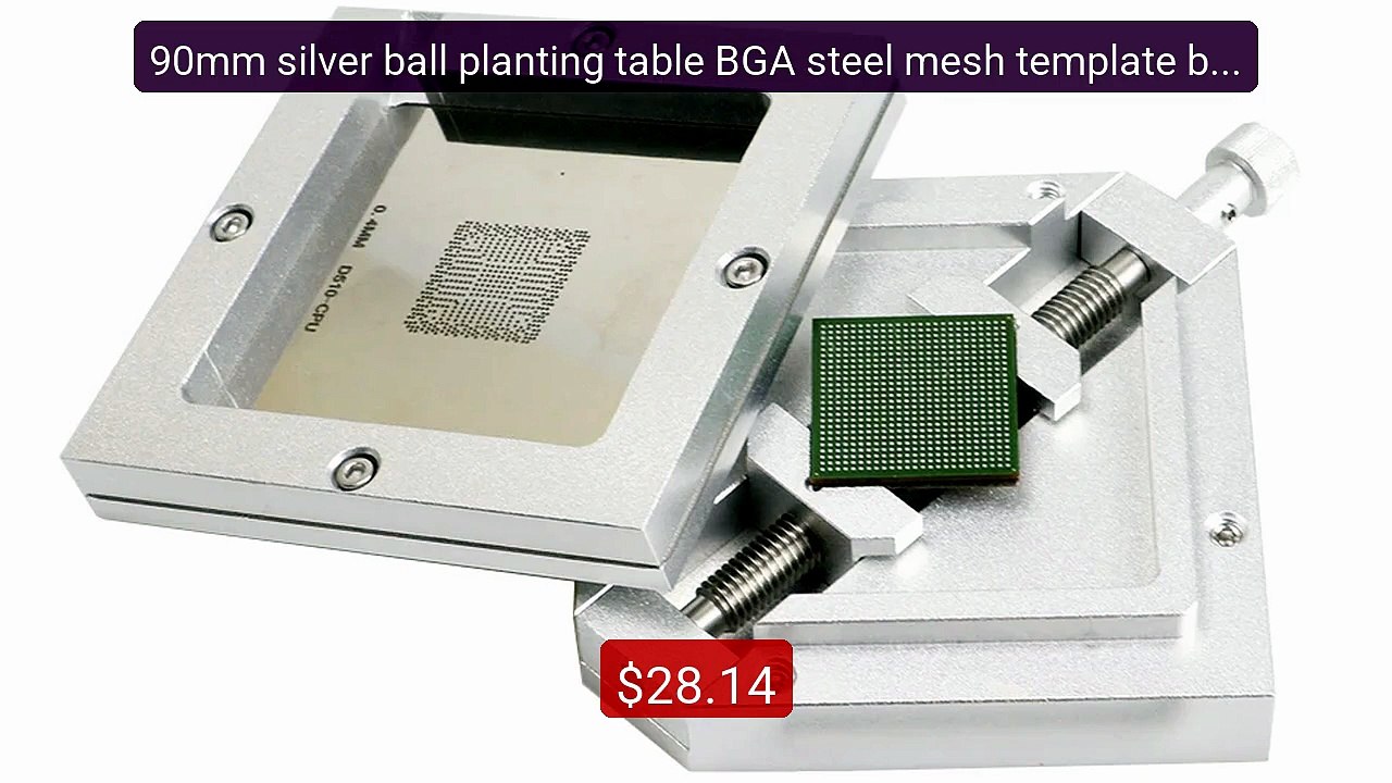 90mm silver ball planting table BGA steel mesh template bracke... -- Hot Deal 2026 | Limited Offer!