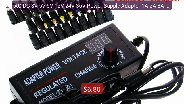 AC DC 3V 5V 9V 12V 24V 36V Power Supply Adapter 1A 2A 3A 5A 1... Amazing Value 2026 | Must Have!