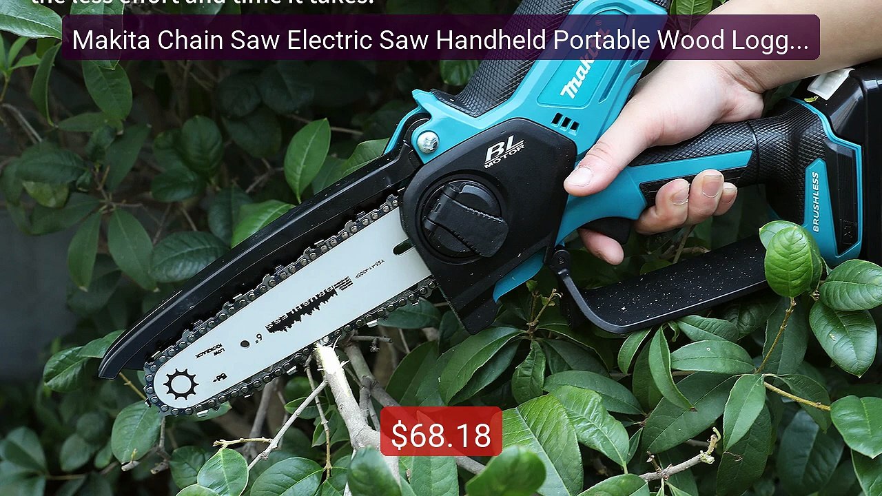 Makita Chain Saw Electric Saw Handheld Portable Wood Logging Chain... -- Best Deal 2026 | Shop Now!