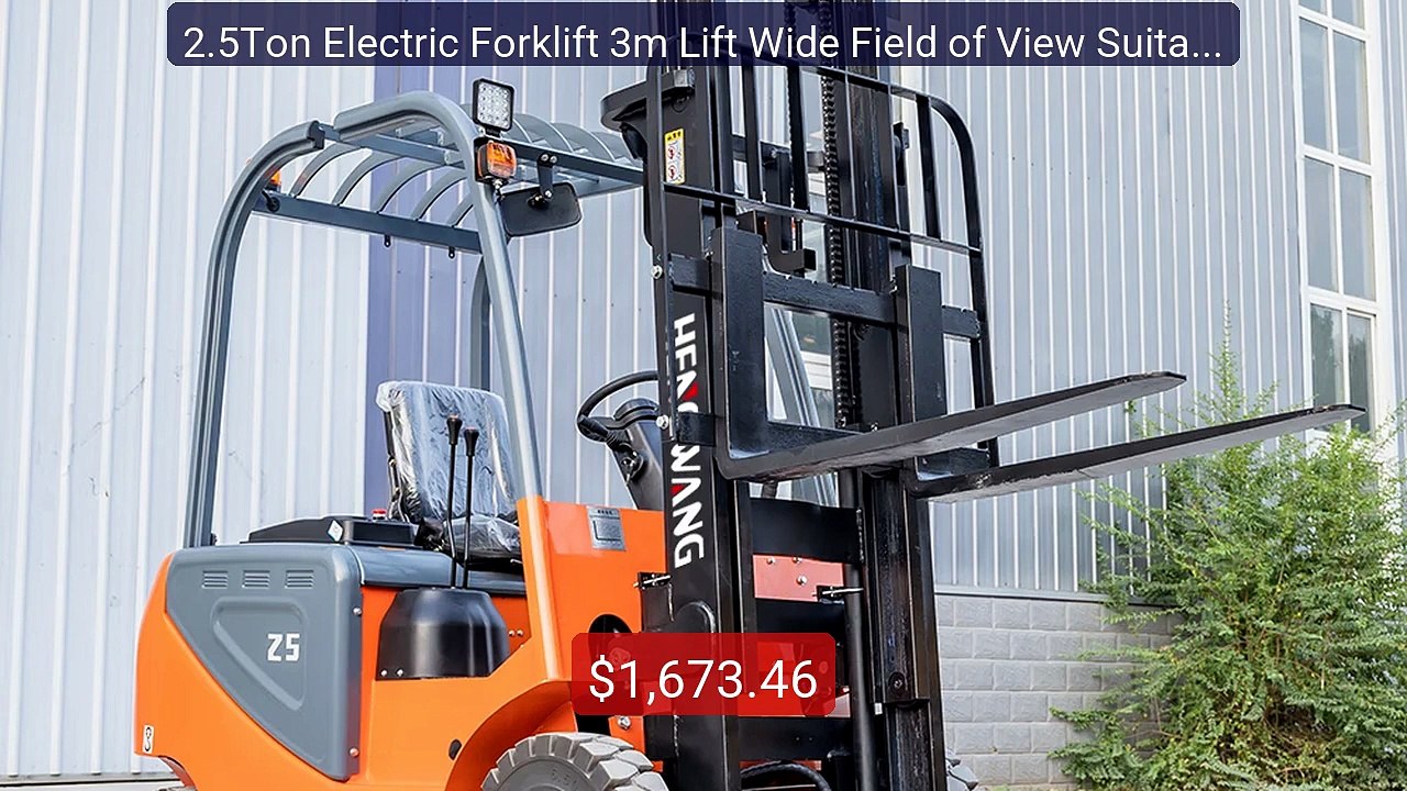 2.5Ton Electric Forklift 3m Lift Wide Field of View Suitable for Wa... -- Top Rated 2026 | Buy Now!