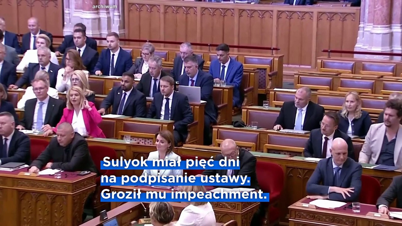 Tamás Sulyok podpisał nowelizację konstytucji. Jego kadencja dobiega końca