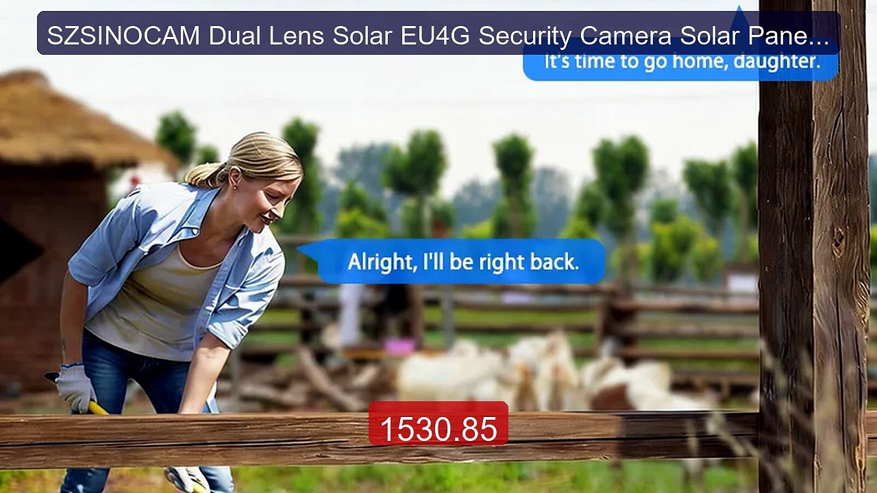 SZSINOCAM Dual Lens Solar EU4G Security Camera Solar Panel Wireless... -- Top Rated 2026 | Buy Now!