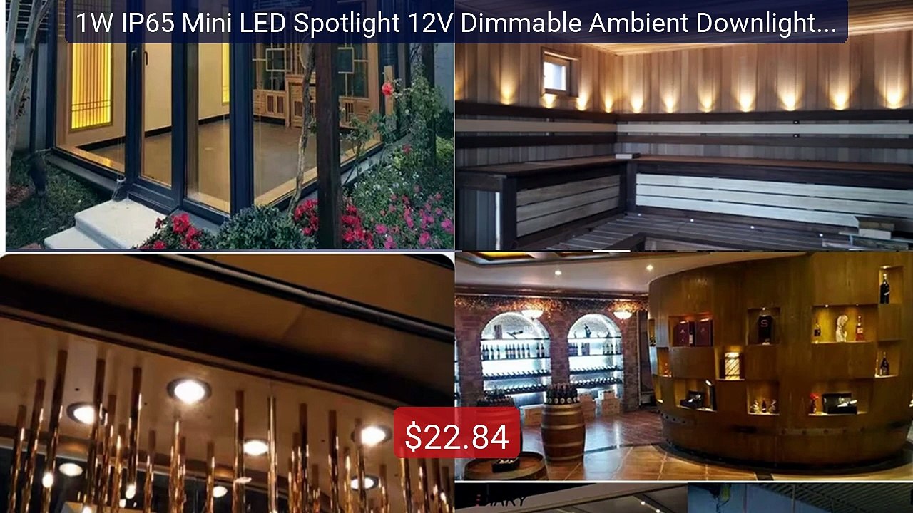 1W IP65 Mini LED Spotlight 12V Dimmable Ambient Downlight Focos Spo... -- Top Rated 2026 | Buy Now!