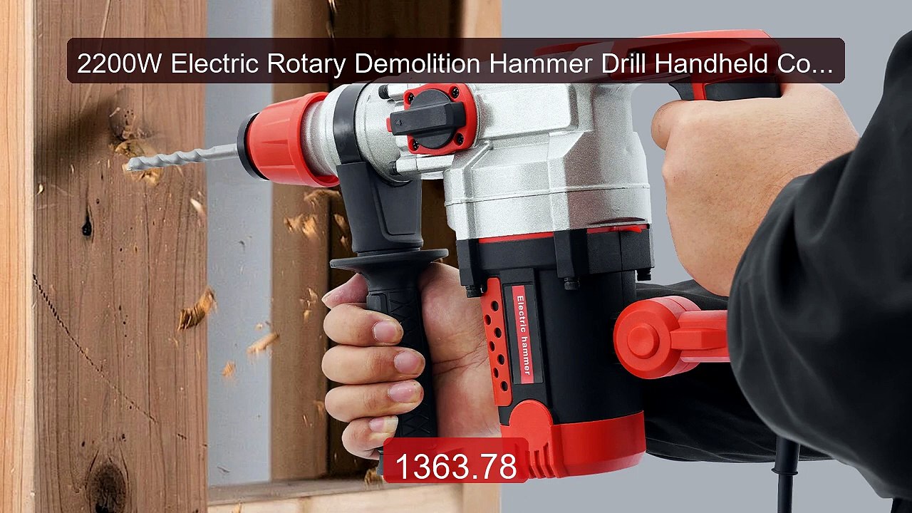 2200W Electric Rotary Demolition Hammer Drill Handheld Concret... -- Hot Deal 2026 | Limited Offer!