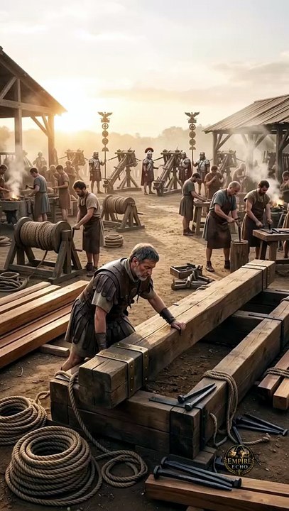 ⚔️ Before cannons existed, Rome built a weapon powerful enough to shake fortress walls.