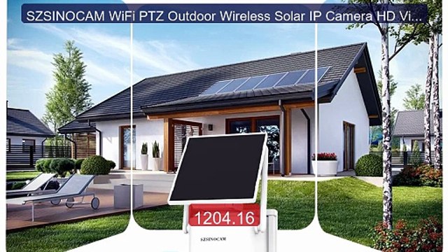 SZSINOCAM WiFi PTZ Outdoor Wireless Solar IP Camera HD Video Surve... Best Deal 2026 | Shop Now!
