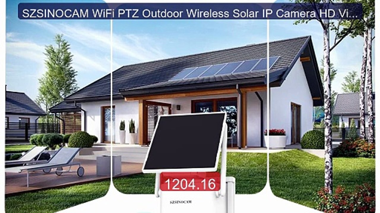 SZSINOCAM WiFi PTZ Outdoor Wireless Solar IP Camera HD Video Surve... -- Best Deal 2026 | Shop Now!