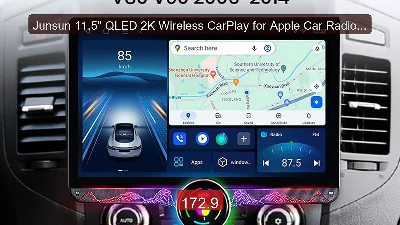Junsun 11.5" QLED 2K Wireless CarPlay for Apple Car Radio And... -- Amazing Value 2026 | Must Have!