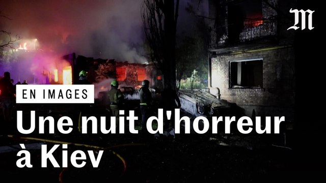 Les dégâts à Kiev après une frappe massive de missiles balistiques russes