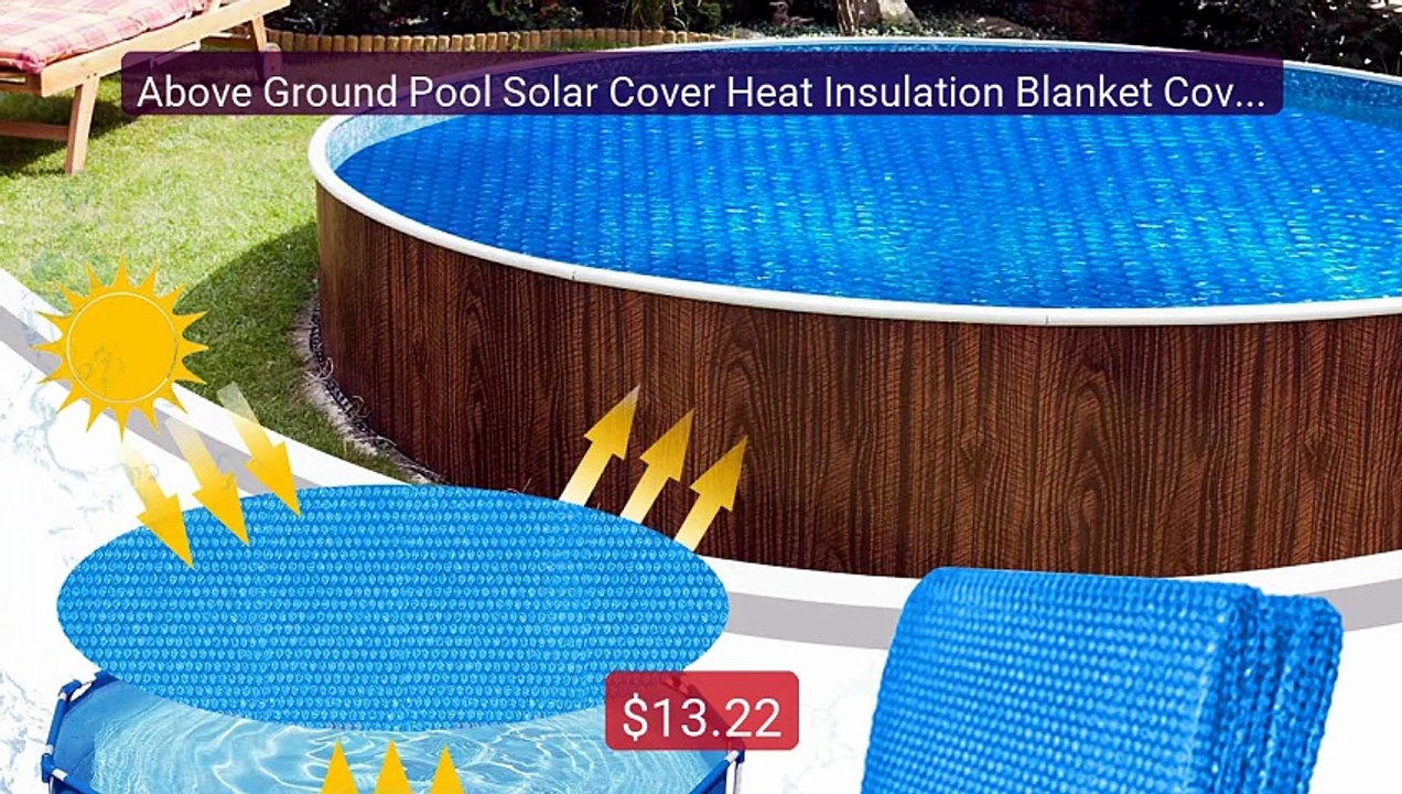 Above Ground Pool Solar Cover Heat Insulation Blanket Cover for Sw... -- Best Deal 2026 | Shop Now!